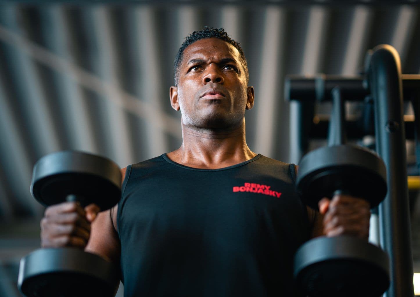 Remy Bonjasky tijdens een training